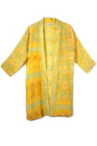 recycled silk kimono